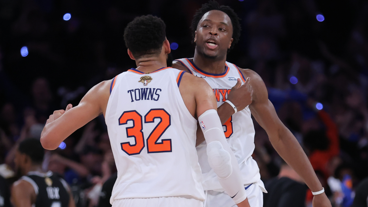 Knicks celebrate historic Game 4 victory