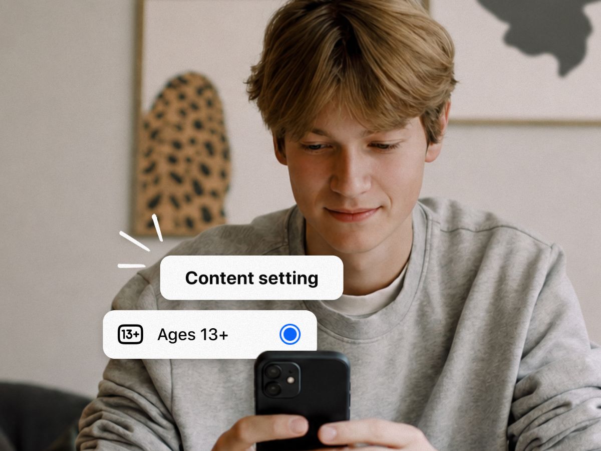Meta Teen Account protection features visualization