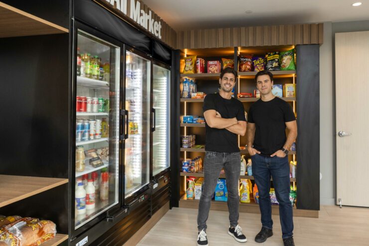 Screenshot showing The SmAll Market's autonomous retail platform and expansion announcement