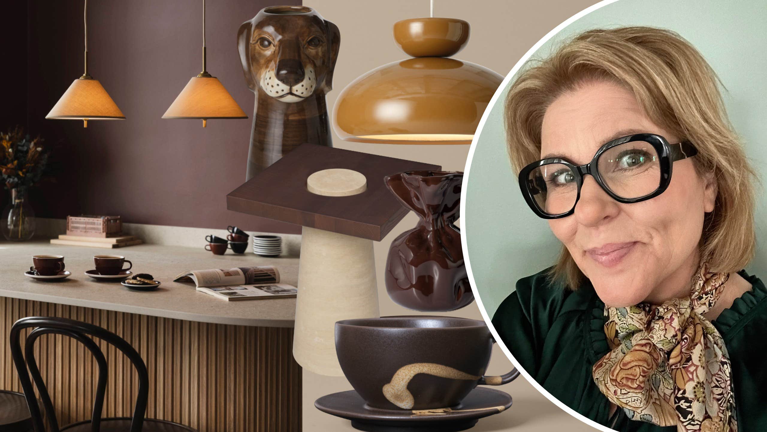 Image showing chocolate brown interior design trends