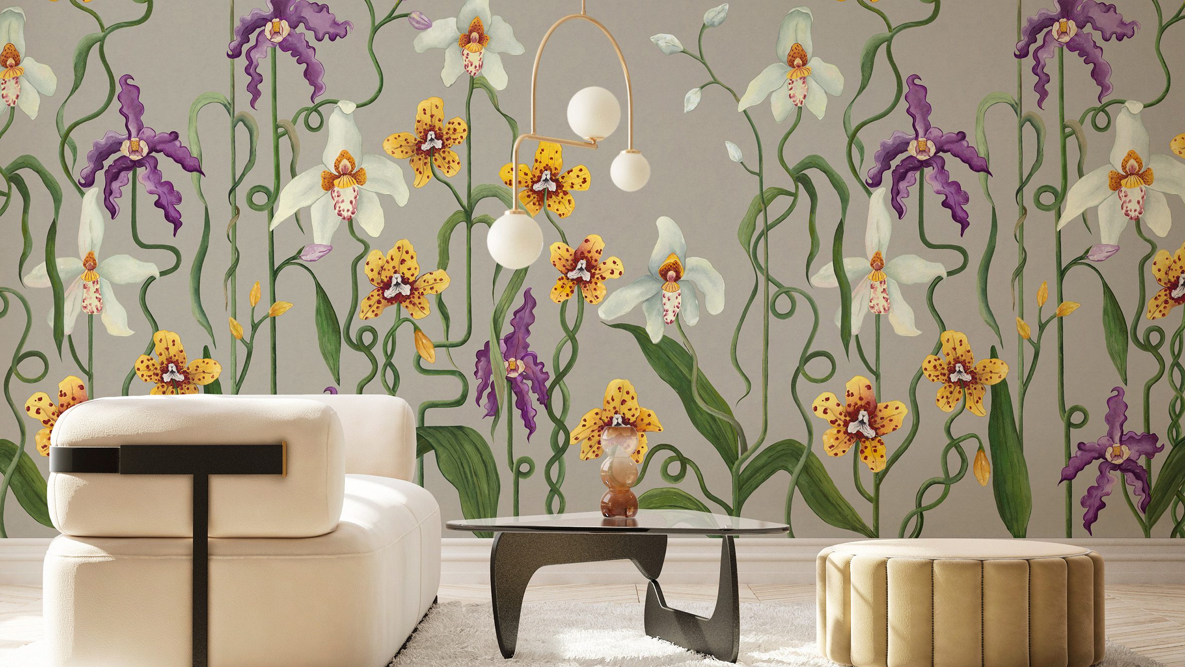Screenshot of the Eterna Nouveau wallpaper by Astek Design, part of Dezeen Showroom's curated surfaces collection for autumn interiors