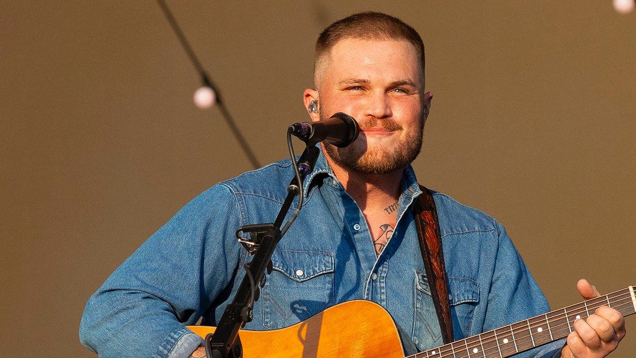 Zach Bryan performing