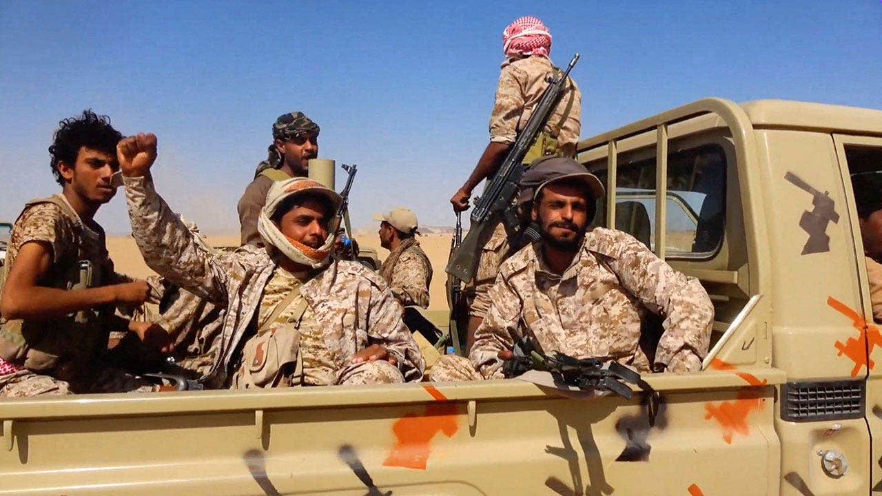 Houthi fighters in Yemen