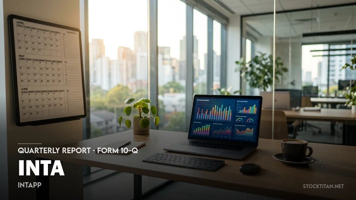 Intapp Q3 2026 quarterly report filing cover