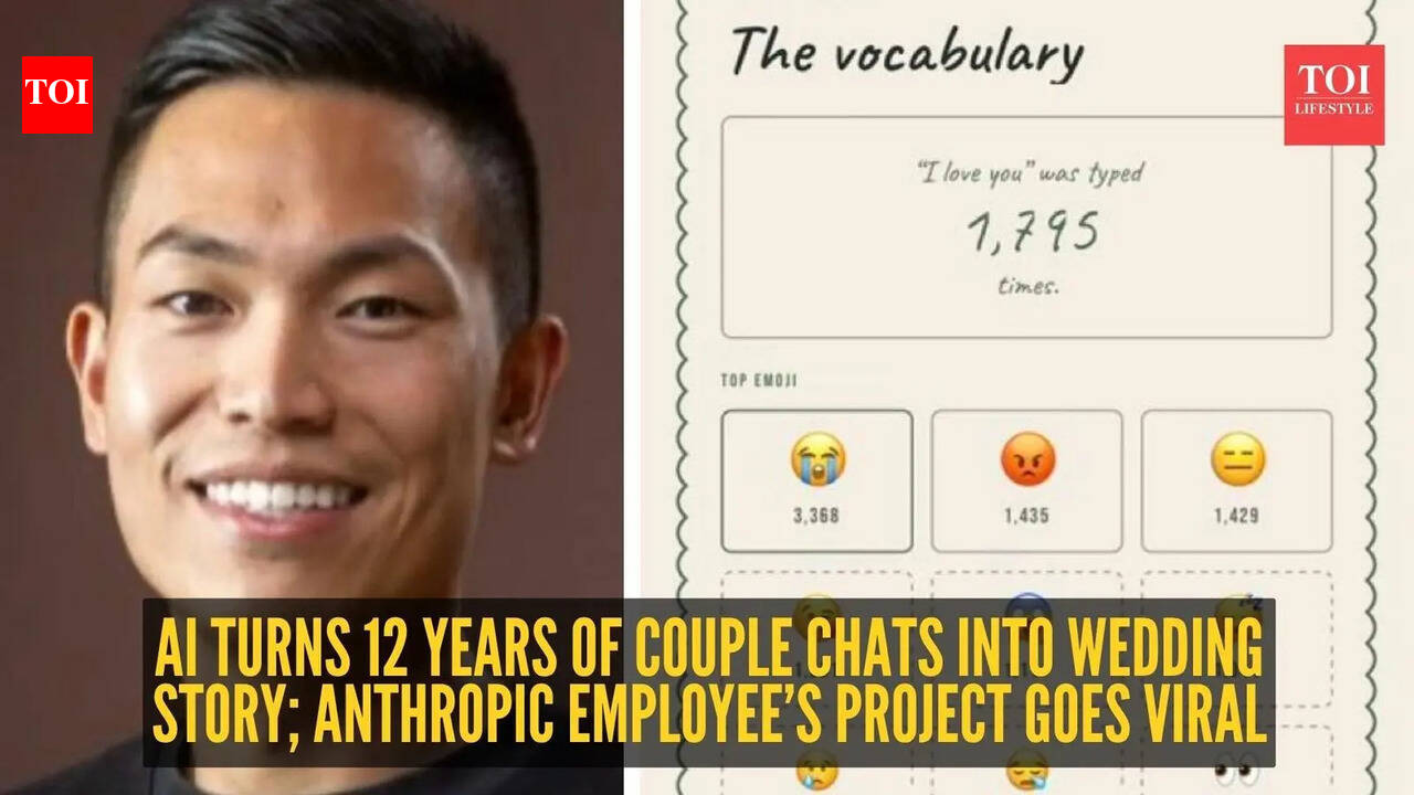 Anthropic employee's AI wedding story project goes viral, showing AI turning 12 years of couple chats into a personalized wedding narrative