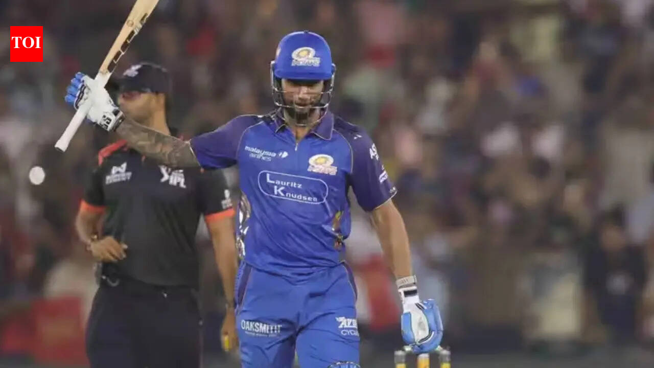 Tilak Varma seals a six-wicket win for Mumbai Indians over Punjab Kings in Dharamsala, IPL 2026