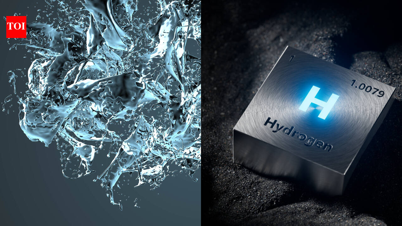 Scientists with Oregon State's hydrogen production setup using light-activated materials to split water molecules