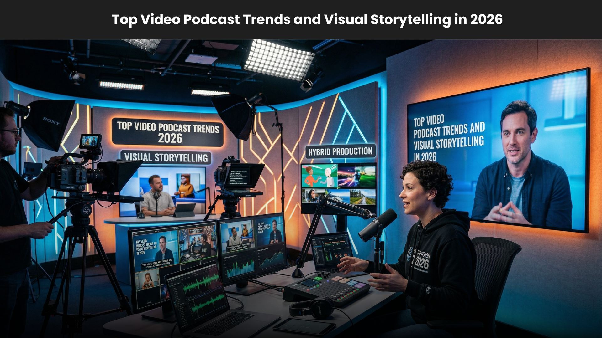 Video podcast visual storytelling trends 2026