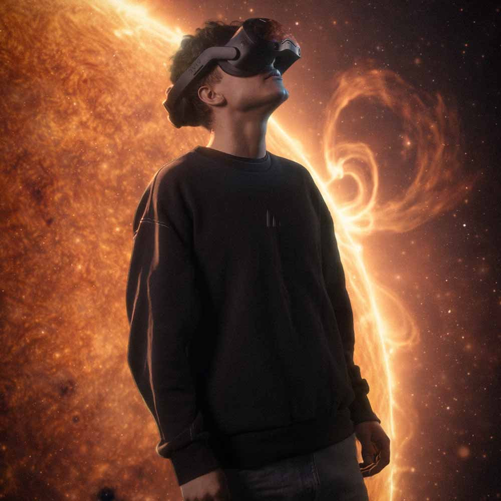 Promotional image for Smithsonian Starstruck VR experience at Science Museum
