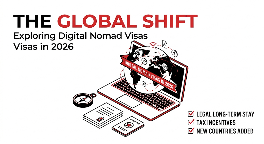 Overview of digital nomad visa pathways and countries
