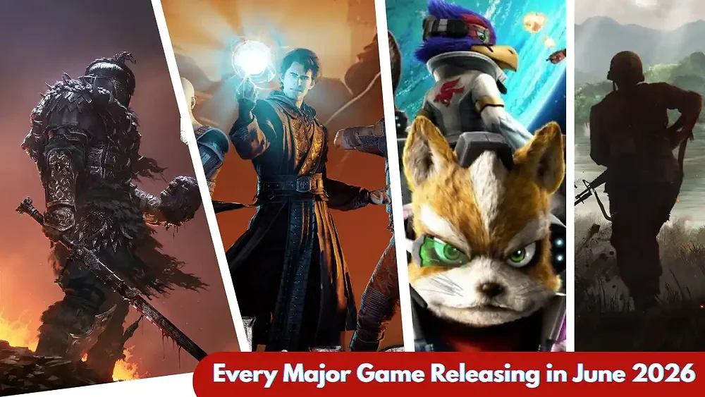 June 2026 game releases calendar