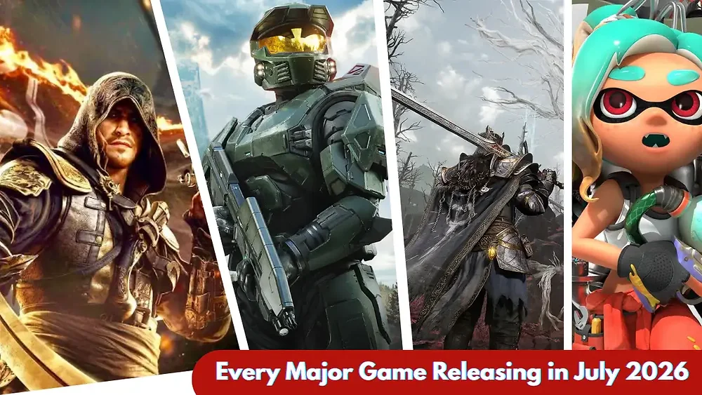 July 2026 game release calendar overview