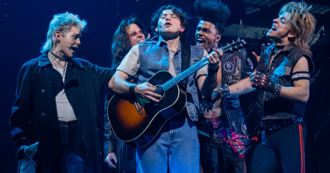 Promotional image for The Lost Boys Broadway musical