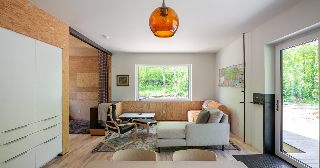 The updated weeHouse in Minnesota with contemporary minimalist design