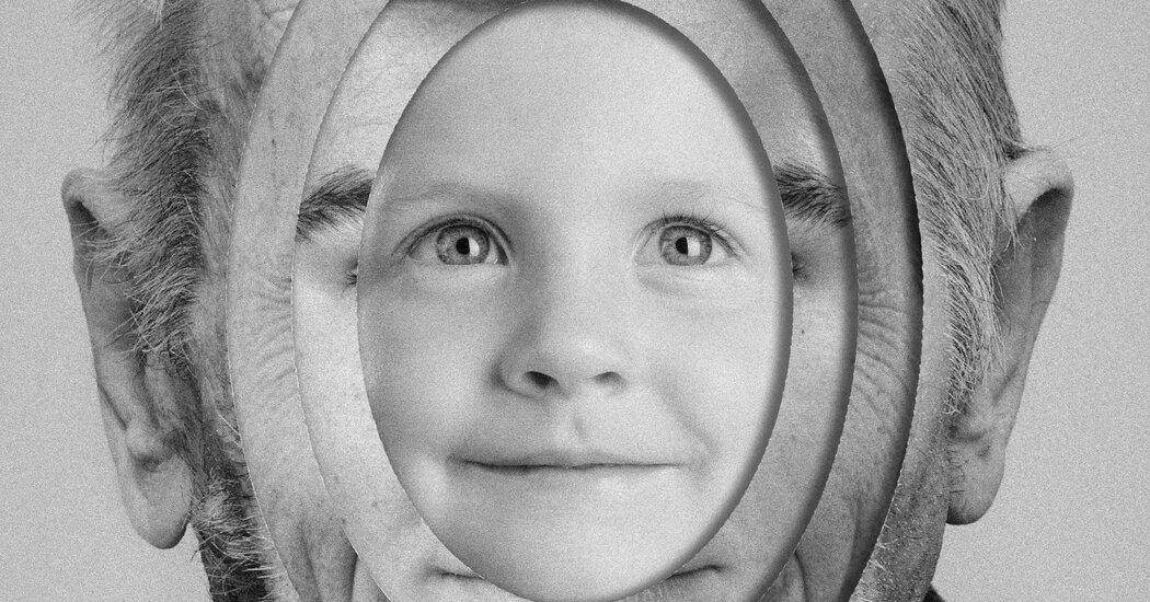 NYT Magazine cover image illustrating cellular rejuvenation biotech research