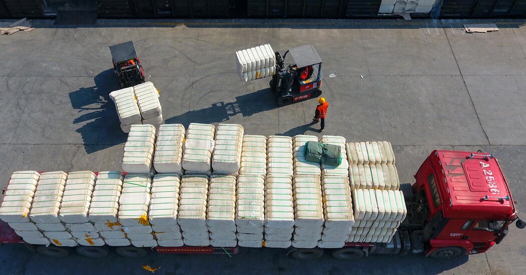 U.S. tariff proposal announcement showing list of affected economies