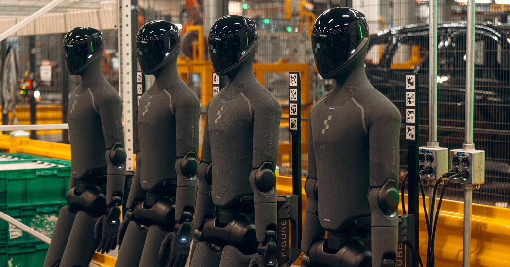 Humanoid robot concept for automotive factory work