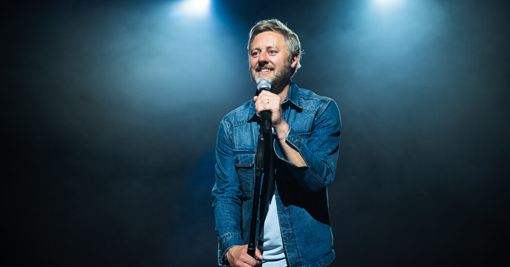 Rory Scovel performing in Show Must Go On