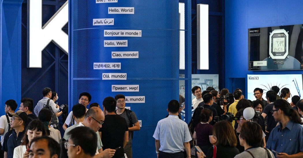 New York Times coverage image on China–US AI distillation dispute