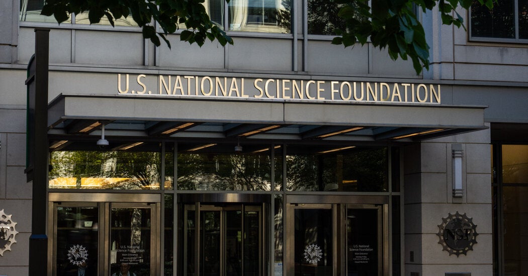 NSF research funding diversion and budget reallocation announcements, October 2026.