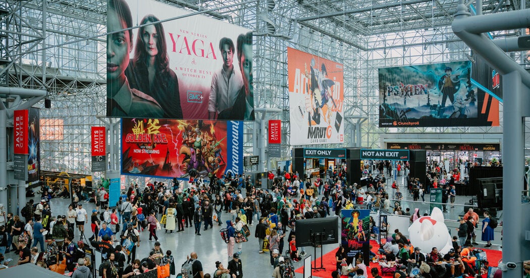 Attendees at New York Comic Con 2026