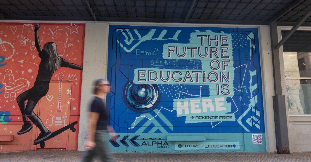 Image showing students learning in an AI-driven classroom environment
