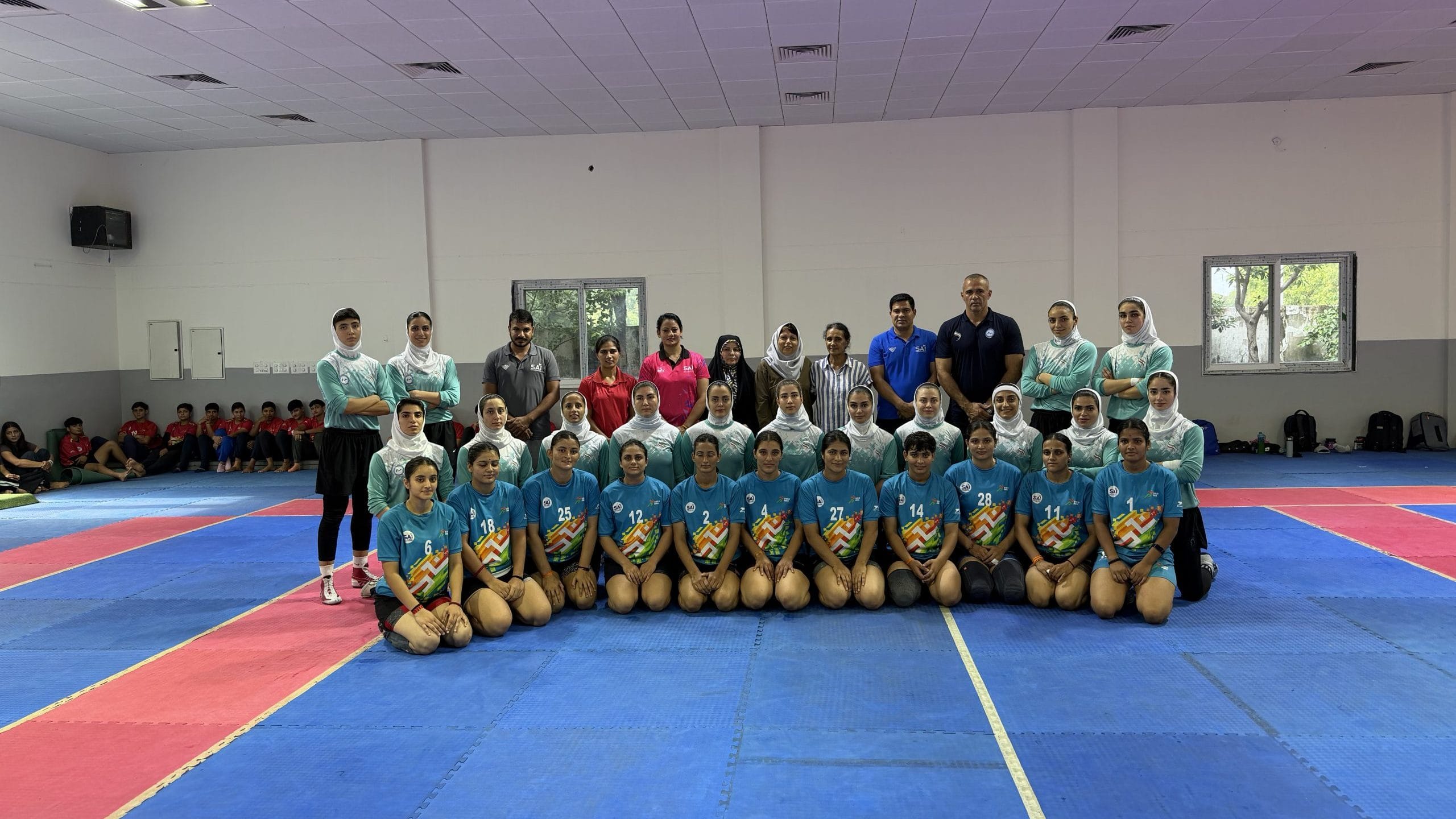 Iran women's kabaddi team training