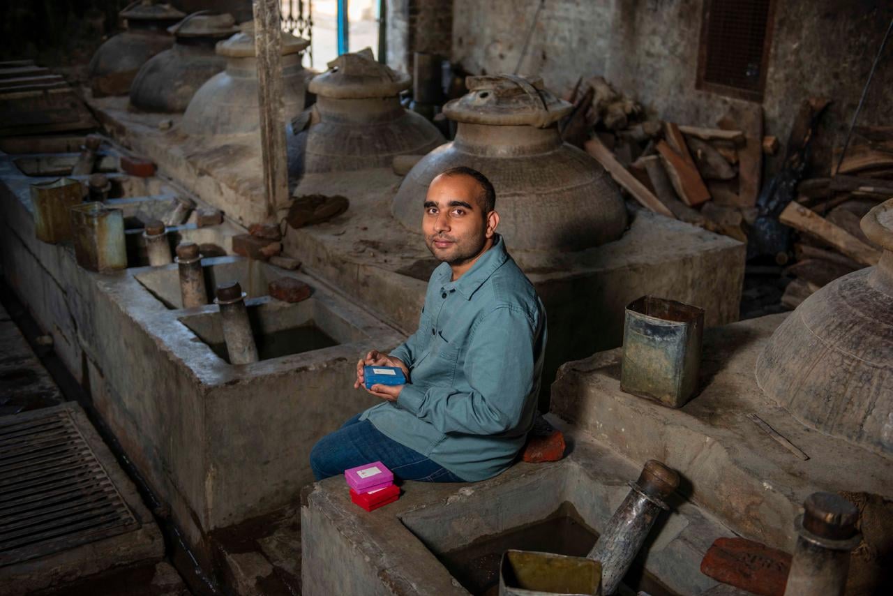Indian perfume bottles displaying traditional attar-making heritage alongside modern niche packaging