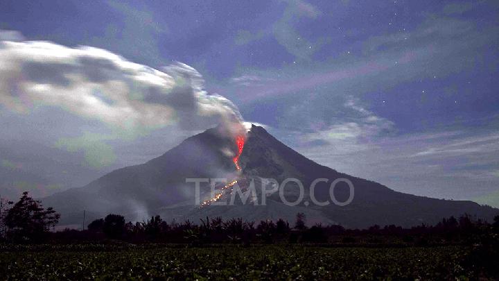 Mount Sinabung, North Sumatra, Indonesia