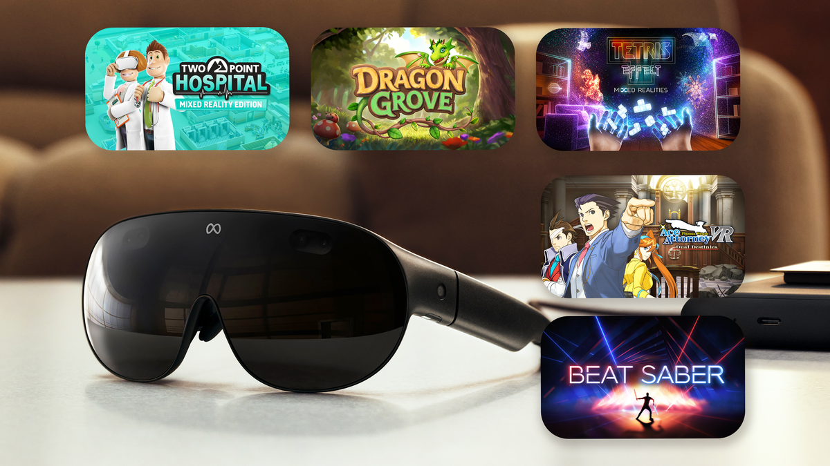 Meta VR Glasses games announcement