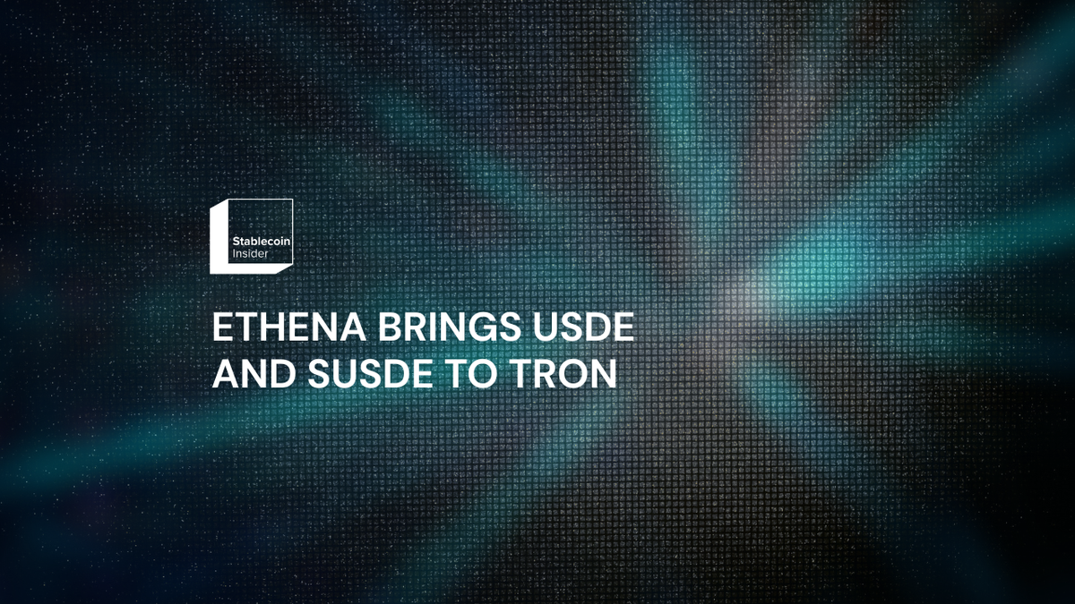 Ethena USDe Launch on TRON