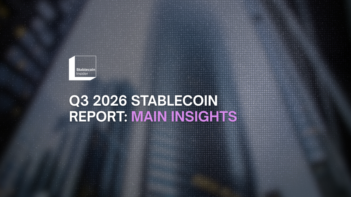 Q3 2026 stablecoin report showing $304 billion supply near plateau