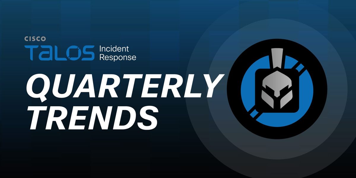 Talos IR Q1 2026 quarterly trends — phishing returns as top initial access vector