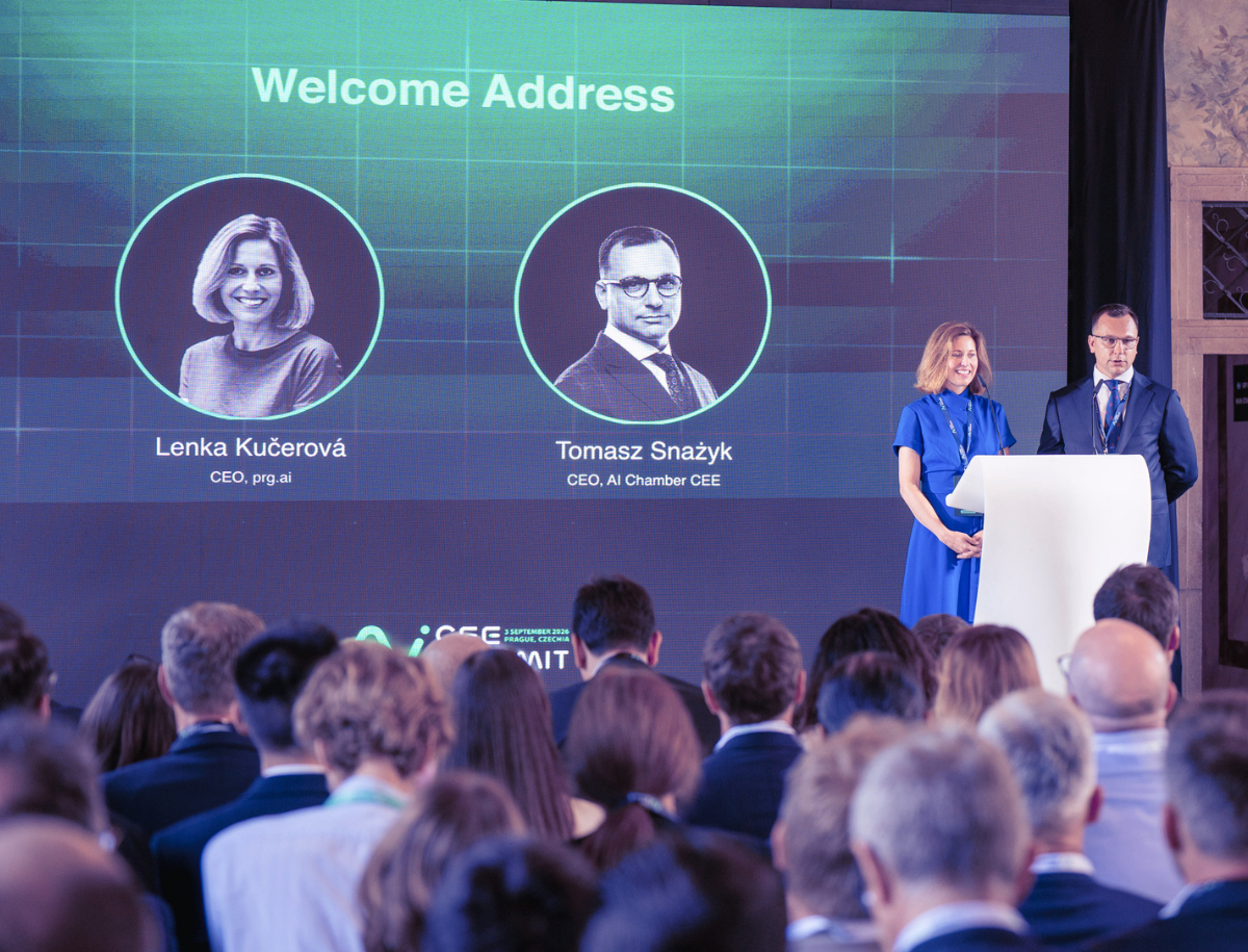 Screenshot of the CEE AI Summit in Prague