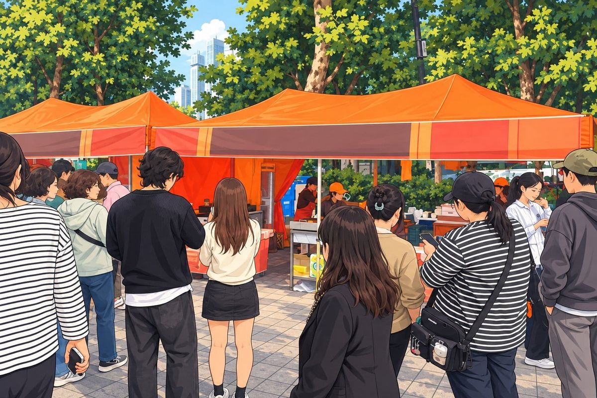 Korean street food festival promotion