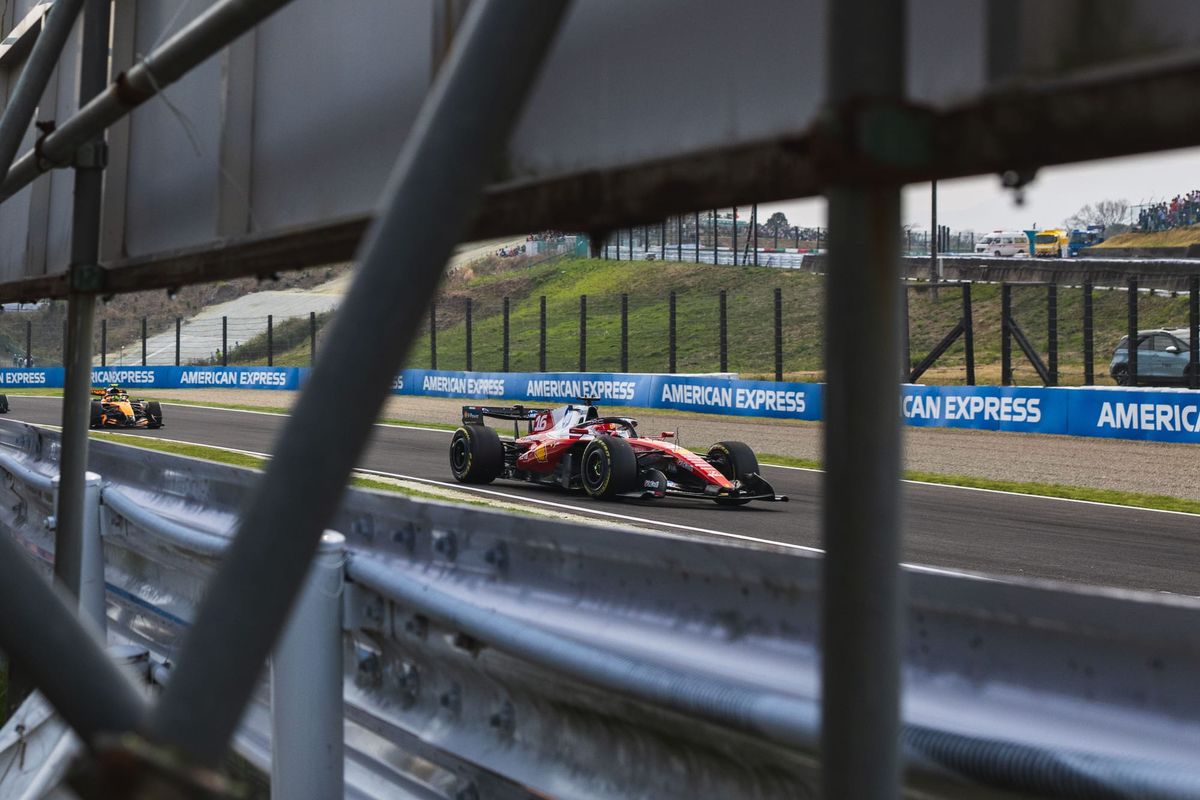 2026 F1 car in action at Suzuka, illustrating the driver challenge debate