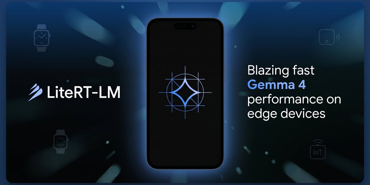 LiteRT-LM benchmark results showing prefill and decode performance across Android, iOS, and Web platforms