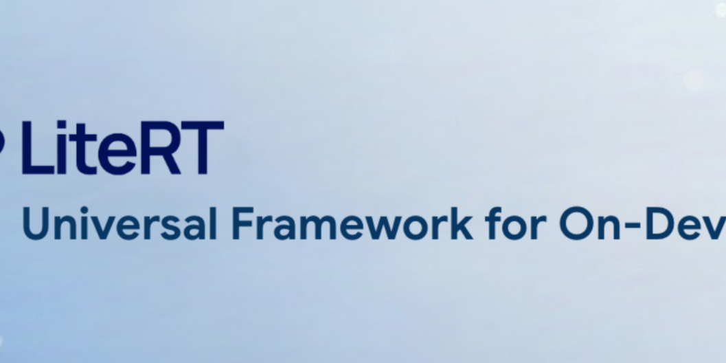 LiteRT universal on-device AI inference framework banner