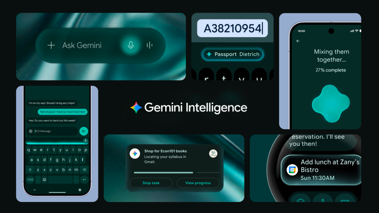 Social media image for Gemini Intelligence and Android