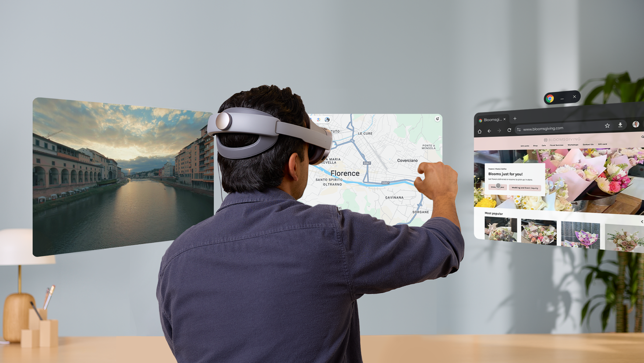 Samsung Galaxy XR headset announcement header from Google's blog