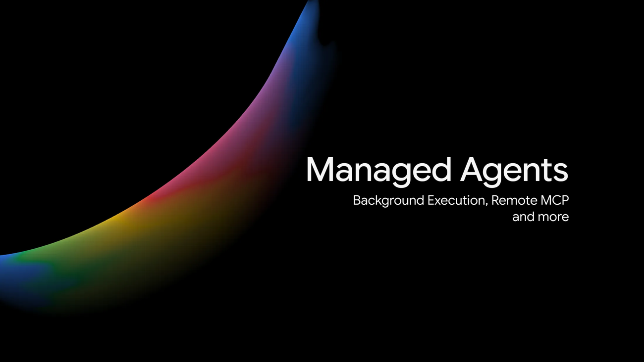 Screenshot of Managed Agents feature launch in Google Cloud console
