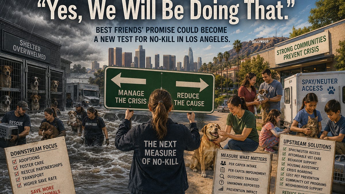 Image related to Best Friends Animal Society no-kill policy debate