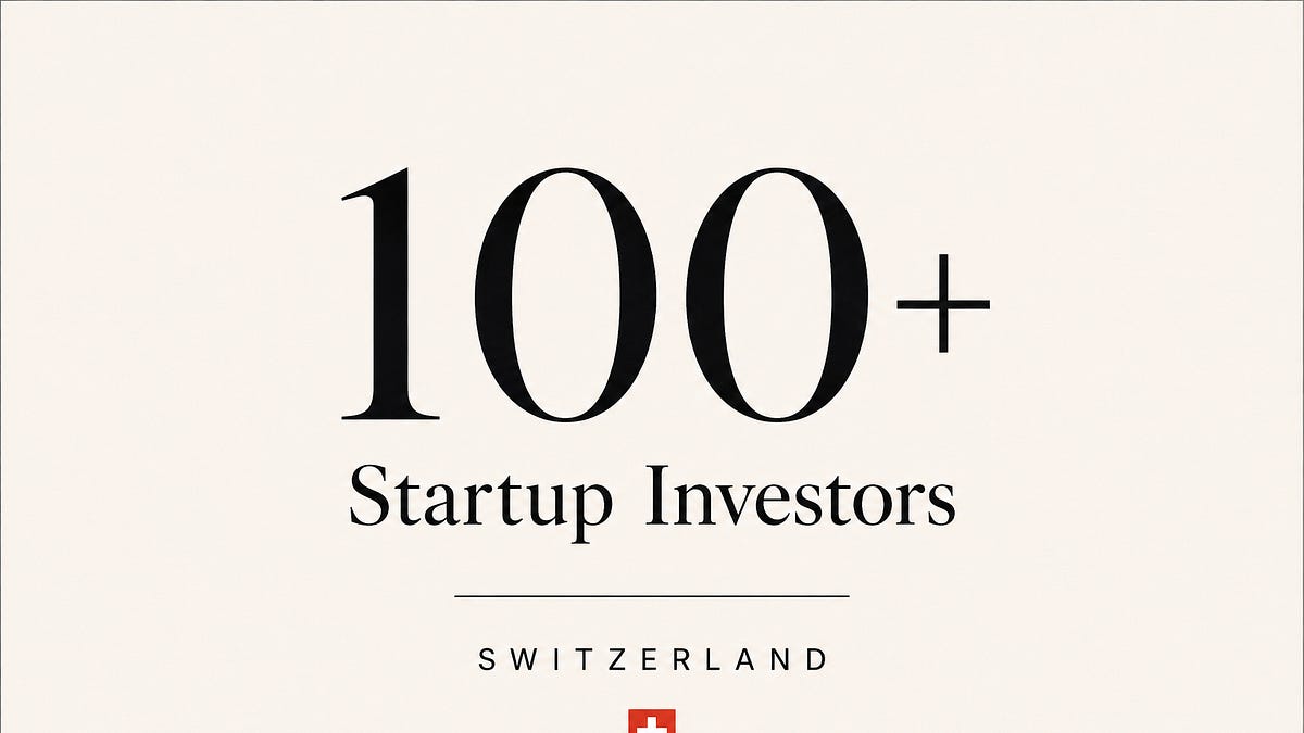 Aerial view of a Swiss city innovation district, illustrating the startup funding landscape