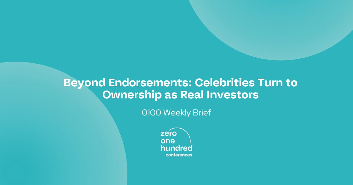 Celebrity investors moving beyond endorsements into institutional venture capital