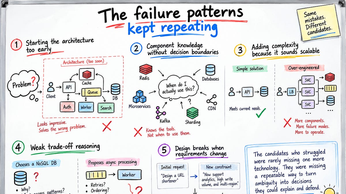 The System Design Problem I Kept Seeing in Strong Engineers