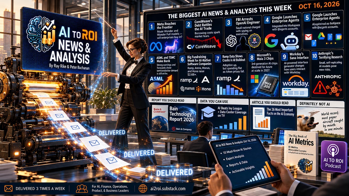 AI to ROI news analysis header