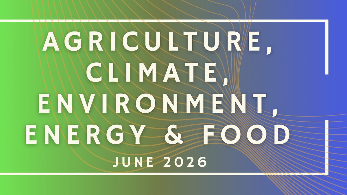 Impact funding landscape for agriculture and climate tech in June 2026