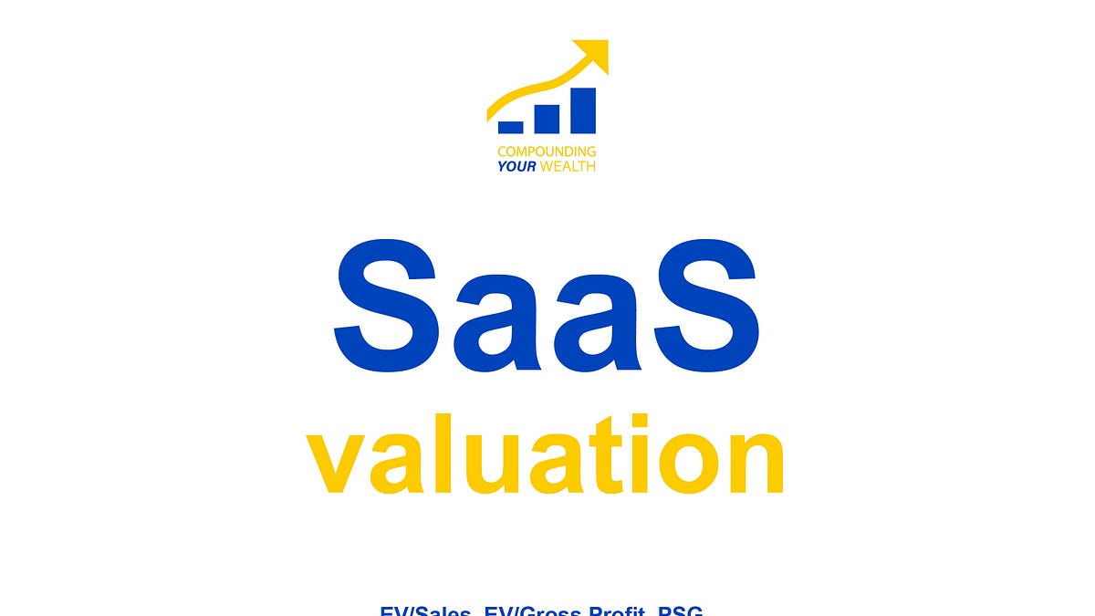 SaaS valuation weekly recap dashboard showing multiple compression across the sector