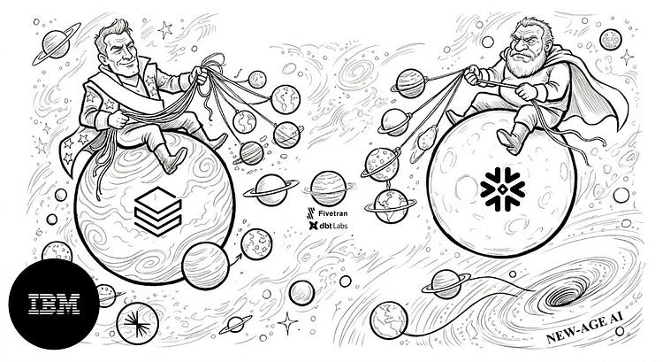 Databricks vs. Snowflake Comparison Art
