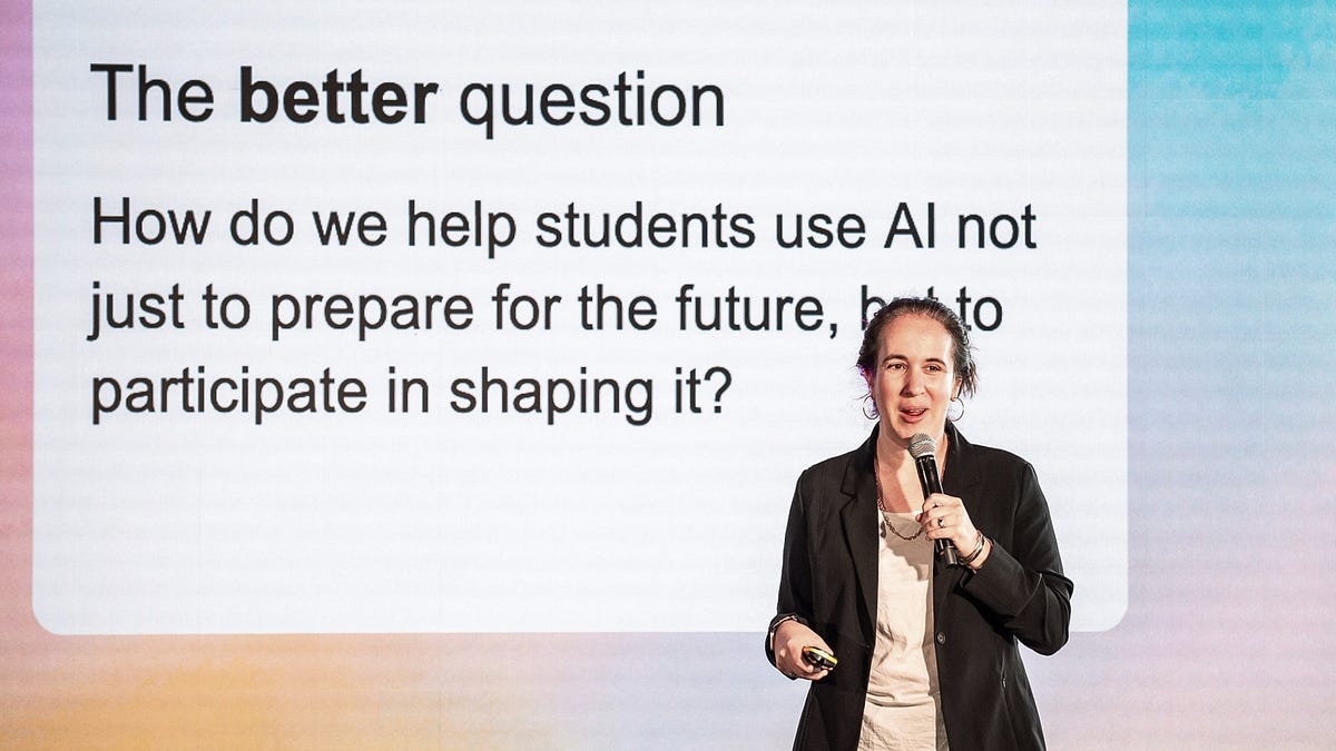 OpenAI and Estonia education hackathon participants collaborating